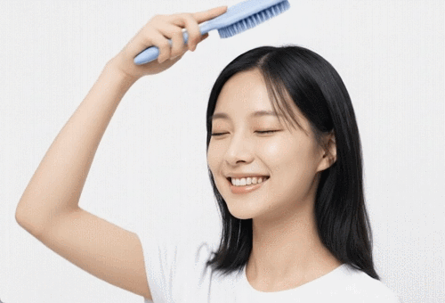 non-electric scalp massage tap and hold kinetic feedback